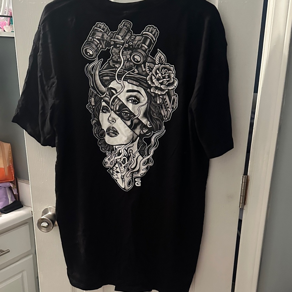 Sunset Goons Black Tee with White SG Logo